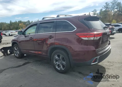 2017 Toyota Highlander Limited из США, поврежденный, VIN 5TDDZRFH6HS422341